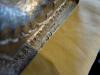 Sterling candlestick, detail
